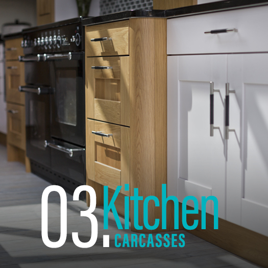 Kitchen carcasses that are made to measure | kitchen unit carcasses